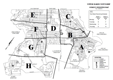 Upper Darby, Pennsylvania - Street Sweeping Schedule