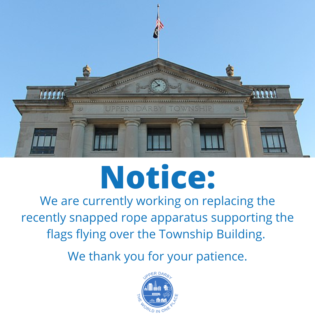 Upper Darby, Pennsylvania - Township Notice: